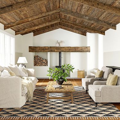 Rugs USA Arrowroot Geometric Tasseled Area Rug