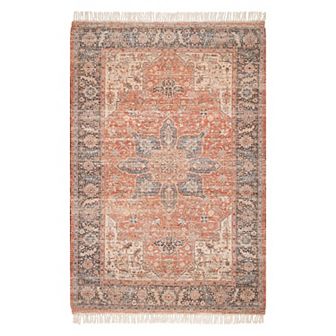 Rugs USA Lennox Persian Medallion Tassel Area Rug