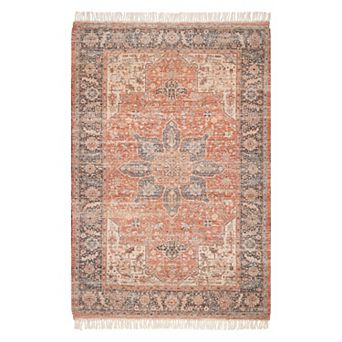 Rugs USA Lennox Persian Medallion Tassel Area Rug