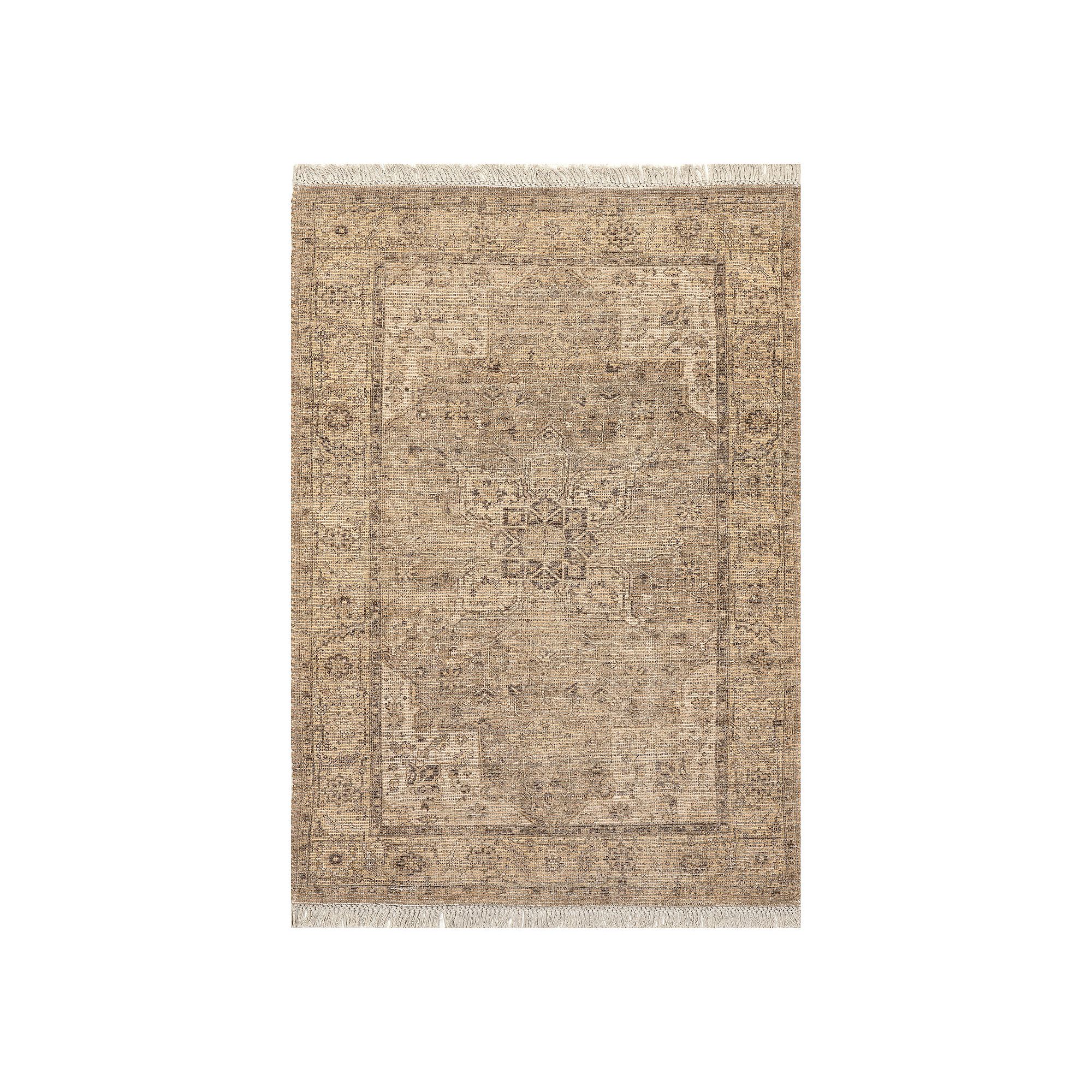 Rugs USA Lennox Persian Medallion Tassel Area Rug, Green