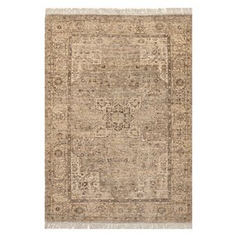 Rugs USA Lennox Persian Medallion Tassel Area Rug