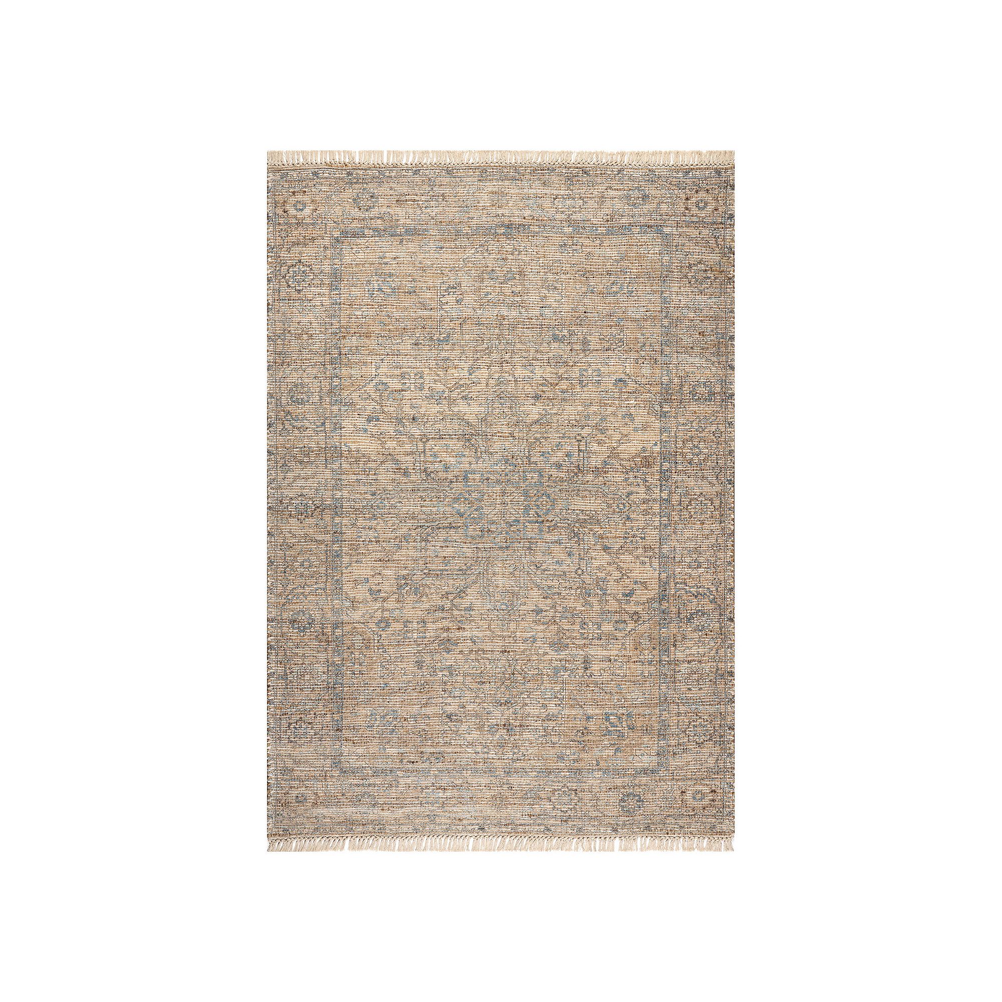Rugs USA Lennox Persian Medallion Tassel Area Rug, Brown
