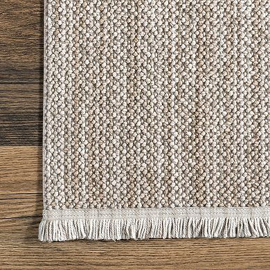 Rugs USA Zinnia Farmhouse Tasseled Area Rug