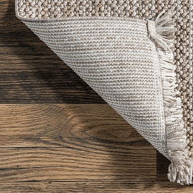 Rugs USA Zinnia Farmhouse Tasseled Area Rug
