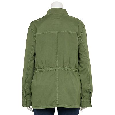 Plus Size Sonoma Goods For Life® Patch Pocket Utility Jacket