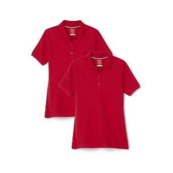 Girls French Toast 2-Pack Short Sleeve Stretch Pique Polo