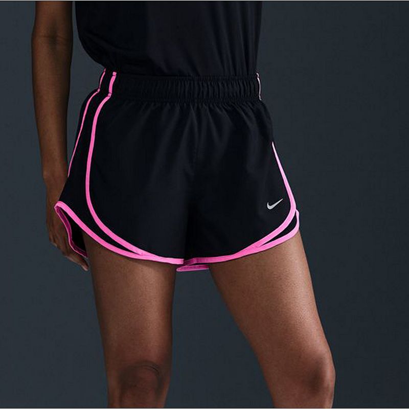 UPC 197863001111 product image for Women's Nike Tempo Dri-FIT Mid-Rise 3-in. Running Shorts, Size: XL, Black Pink | upcitemdb.com