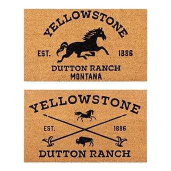 Yellowstone 2-pack Coir Doormats