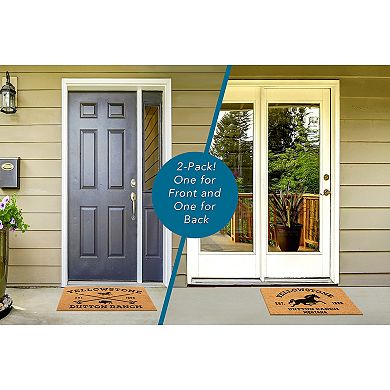 Yellowstone 2-pack Coir Doormats