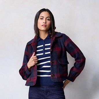 Women's LC Lauren Conrad Plaid Shacket