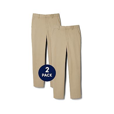 Boys 4-20 French Toast 2-pack Relaxed Fit Twill Pants