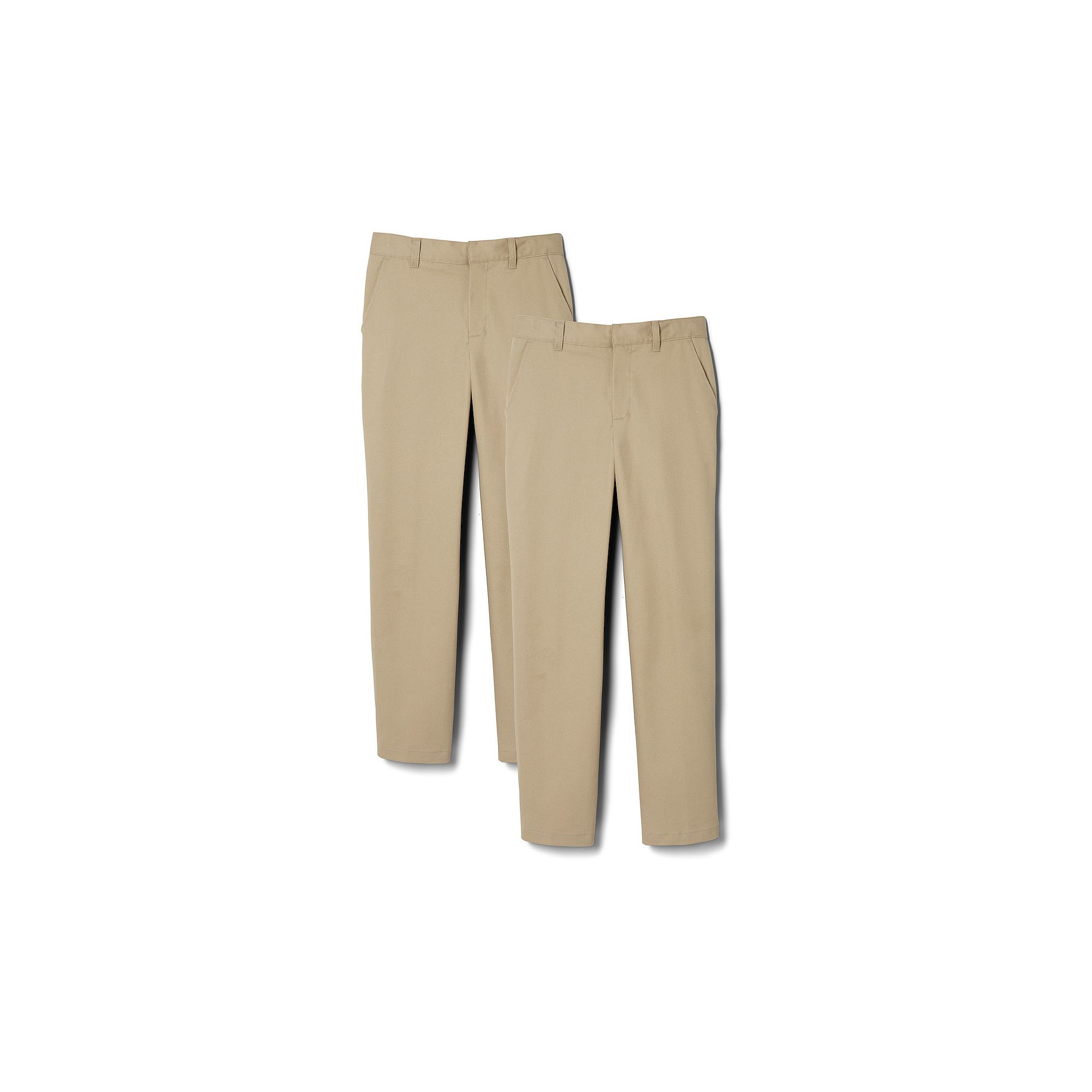 Boys 4-20 French Toast 2-pack Relaxed Fit Twill Pants, Boys, Size: 6, Gree