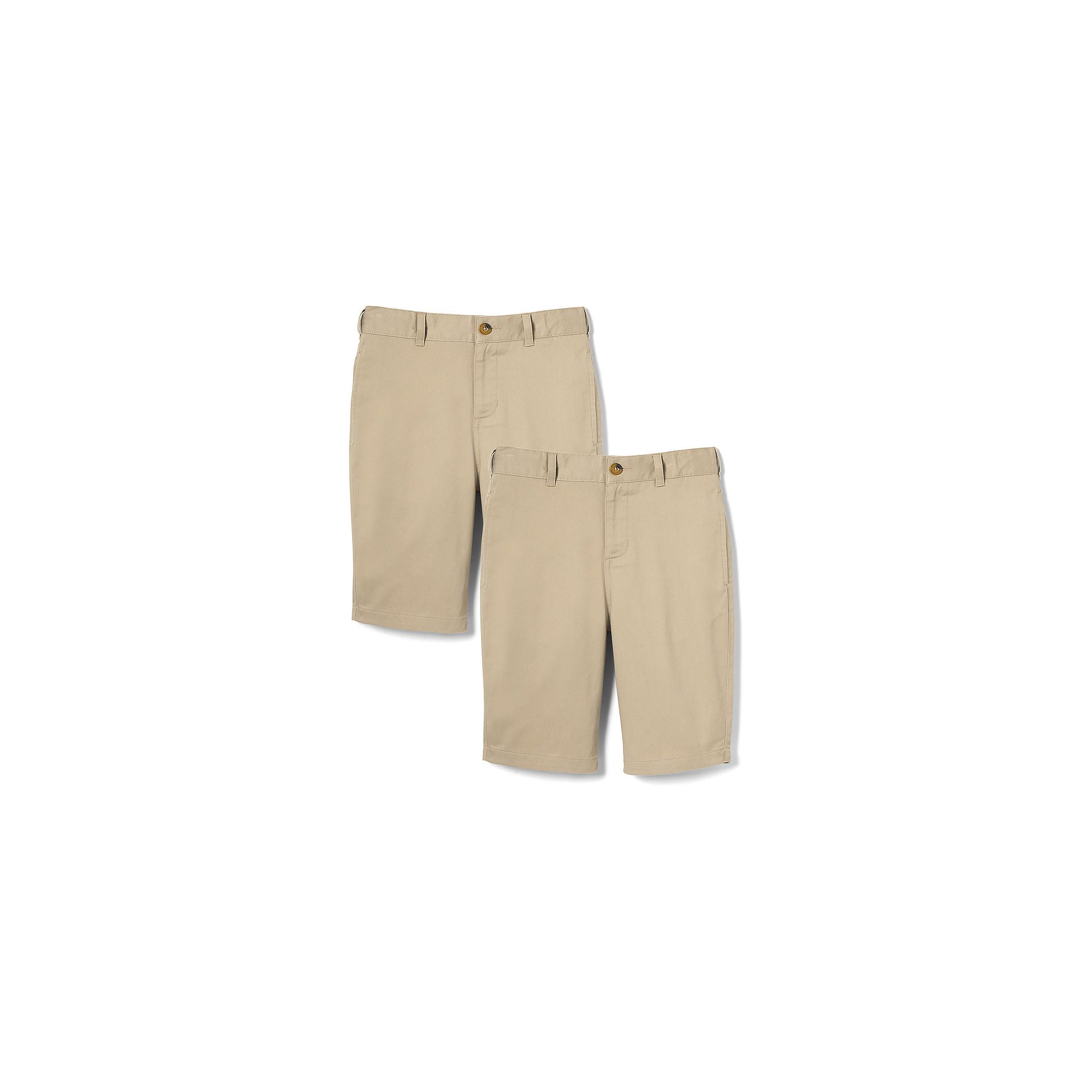 Boys 4-20 French Toast 2-Pack Adjustable Waist Flat Front Stretch Twill Sho