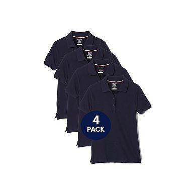 Girls 4-20 French Toast Short Sleeve Stretch Pique Polo 4-pk. Set