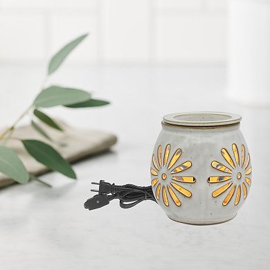 Sonoma Goods For Life® Flower Cutout Ceramic Wax Melt Warmer
