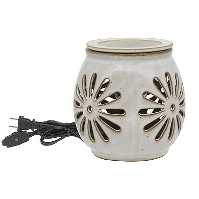 Sonoma Goods For Life® Flower Cutout Ceramic Wax Melt Warmer