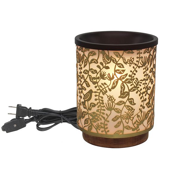 【送料無料キャンペーン】 Sonoma Goods For Life® Metal Leaf Design Wax Melt Warmer ライト・ランタン