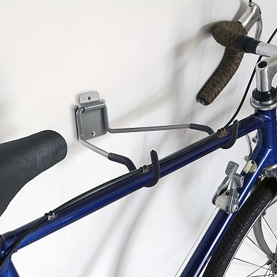 Stalwart Flip-Up Foam Padded Wall Mount Hook Bicycle Rack