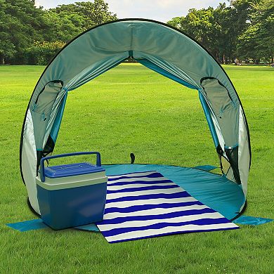 Wakeman Outdoors 3-Person Weather-Resistant Sun Shelter Pop-Up Tent
