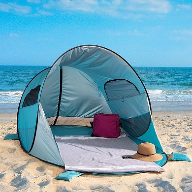 Wakeman Outdoors 3-Person Weather-Resistant Sun Shelter Pop-Up Tent