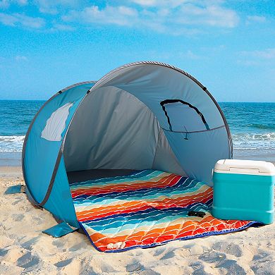 Wakeman Outdoors 3-Person Sun Shelter Pop-Up Tent