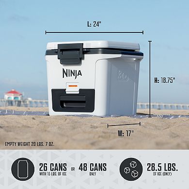 Ninja FrostVault 30-qt. Hard Cooler with Dry Zone (FB131WH)