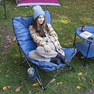 Camp N Go Extra Large Ultra Padded Foldable Outdoor Camping Chair