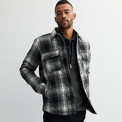 Kohls mens flannel jacket shop