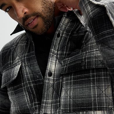 Men's Sonoma Goods For Life® Quilted Flannel Shirt Jacket