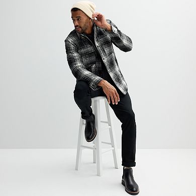 Men's Sonoma Goods For Life® Quilted Flannel Shirt Jacket