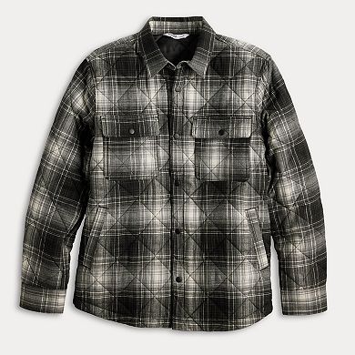 Men's Sonoma Goods For Life® Quilted Flannel Shirt Jacket