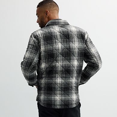 Men's Sonoma Goods For Life® Quilted Flannel Shirt Jacket