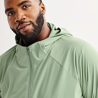 Big & Tall Tek Gear® Performance Tricot Zip-Front Hoodie