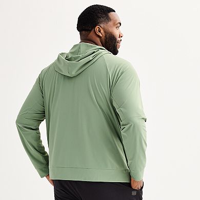 Big & Tall Tek Gear® Performance Tricot Zip-Front Hoodie