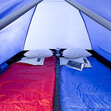 Wakeman Outdoors 2 Person Water-Resistant Camping Tent with Rain Fly and Carrying Bag