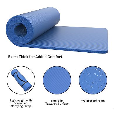 Wakeman Outdoors 0.75-in. Foam Sleeping Pad for Camping