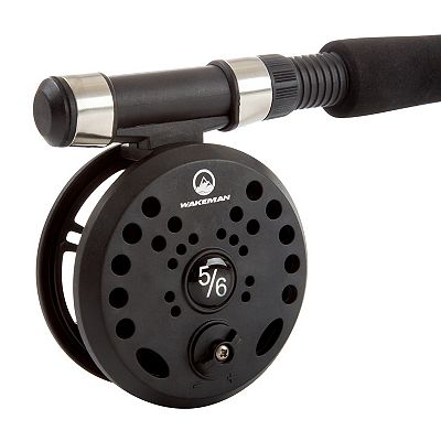 Wakeman Fly Fishing Rod and Reel Combo with Carrying Case, Flies, & Fishing  Line