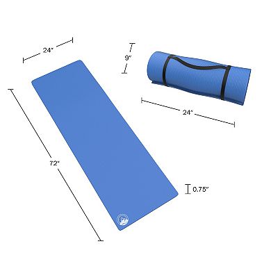 Wakeman Outdoors 0.75-in. Foam Sleeping Mats for Camping 2-pack Set