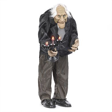Roman 36-in. LED Motion Hunchback with Spooky Sounds Floor Decor