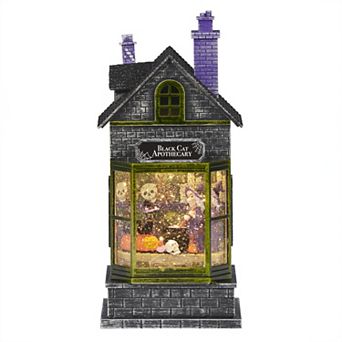 Roman Mini Witch's Potion Shop LED Glitter Globe Halloween Table Decor