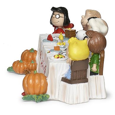 Roman Peanuts "Give Thanks" Thanksgiving Meal Figurine Table Decor