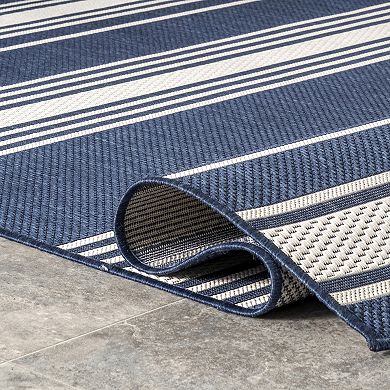 Lauren Liess Romy Striped Indoor / Outdoor Area Rug