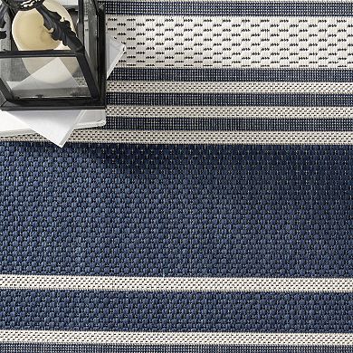 Lauren Liess Romy Striped Indoor / Outdoor Area Rug