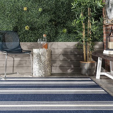 Lauren Liess Romy Striped Indoor / Outdoor Area Rug