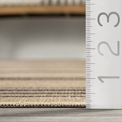 Rugs USA Taproot Easy-Jute Washable Striped Area Rug