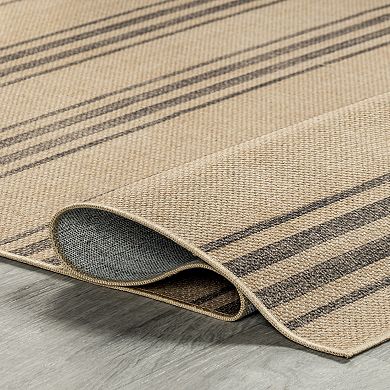 Rugs USA Taproot Easy-Jute Washable Striped Area Rug