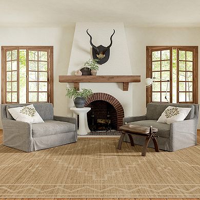 Rugs USA Linden Easy-Jute Washable Shapes Area Rug