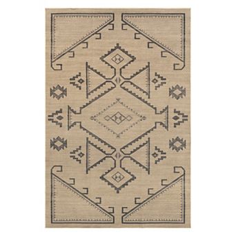 Rugs USA Cassia Easy-Jute Washable Geometric Area Rug