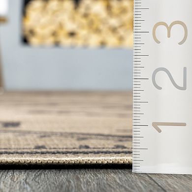 Rugs USA Cassia Easy-Jute Washable Geometric Area Rug