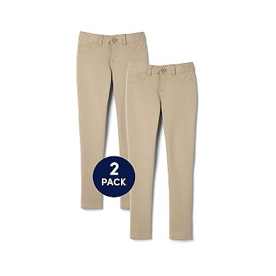 Girls 4-20 French Toast 2-Pack Skinny Ponte 5-Pocket Pants